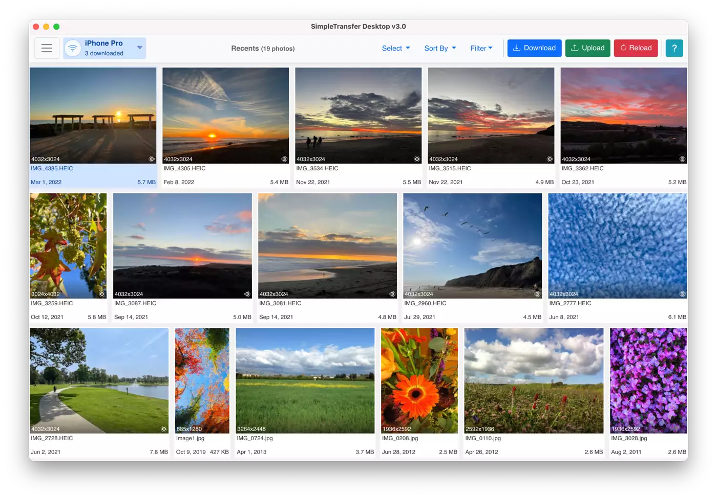 Simple Transfer Desktop app